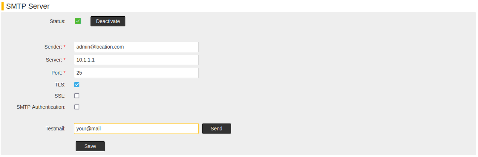 First steps - IACBOX