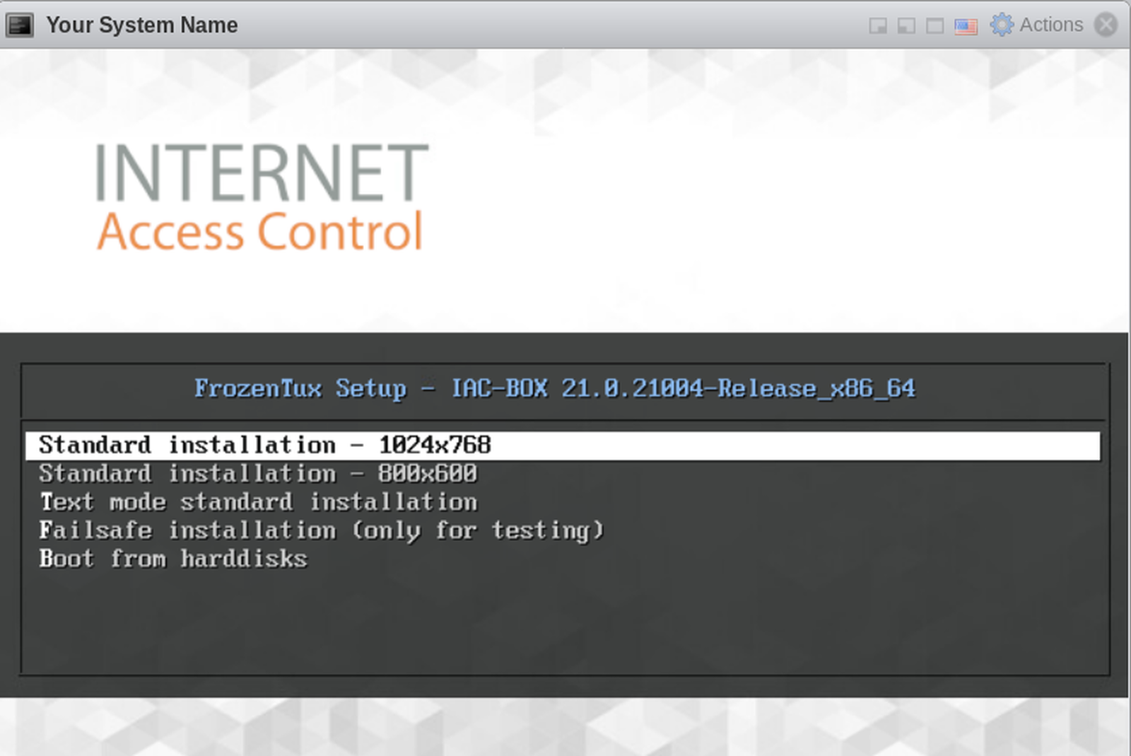 Installation on vmware esxi 7 x iacbox