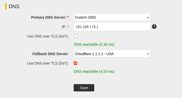 DNS - IACBOX
